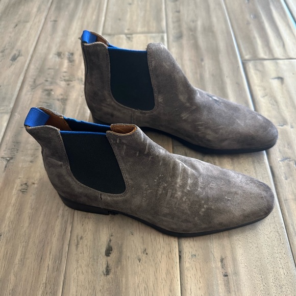 Broletto Suede Chelsea Boots men’s size 7 - Picture 2 of 6